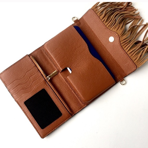 🌷Boho Chic! Rebecca Minkoff Fringe Tech Crossbody - Picture 5 of 8